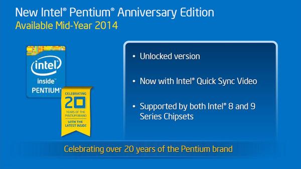 Intel Pentium Anniversary Edition