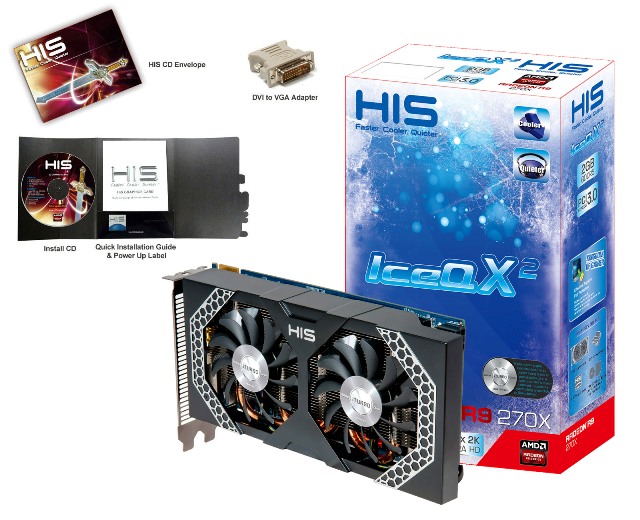 HIS R9 270X Mini IceQ X2 Boost Clock