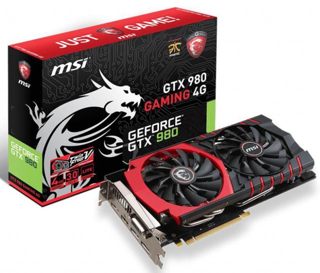 MSI GTX 980 GAMING 4G LE