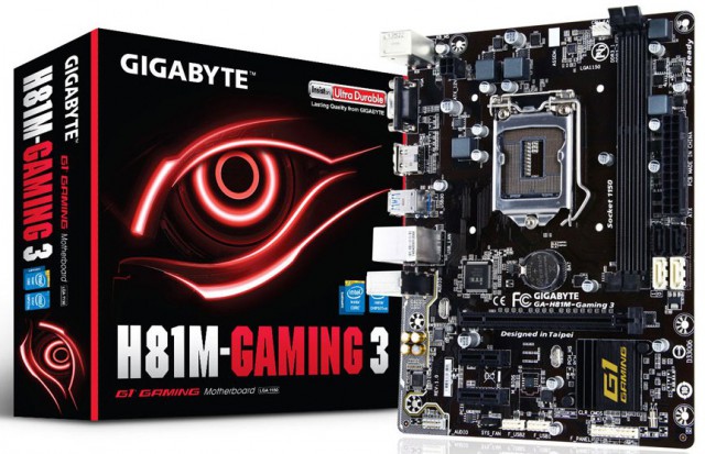 GIGABYTE GA-H81M-Gaming 3