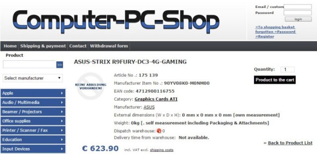 ASUS-STRIX R9FURY-DC3-4G-GAMING