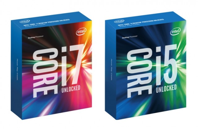 Intel Core i7-6700K Intel Core i5-6600K