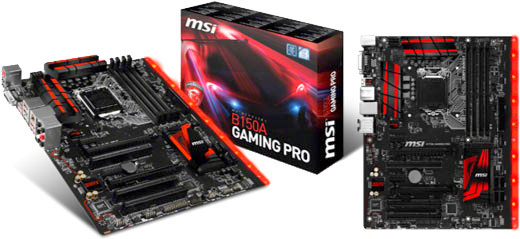 MSI H170 GAMING MSI B150 GAMING