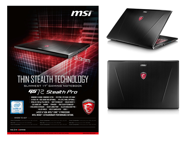 MSI GS72 Stealth Pro
