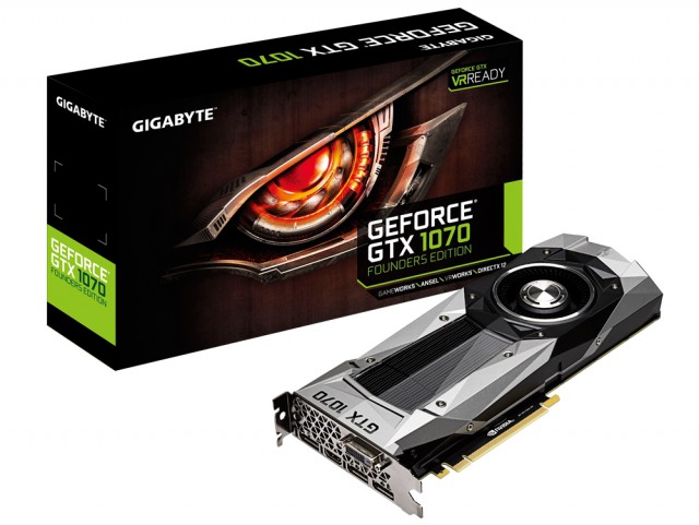 GIGABYTE GeForce GTX 1070 Founders Edition