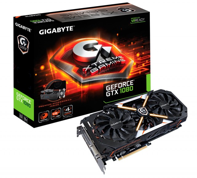 GIGABYTE GeForce GTX 1080 Xtreme Gaming Premium Pack