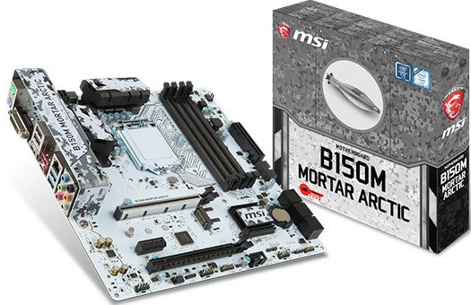 MSI B150M MORTAR ARCTIC