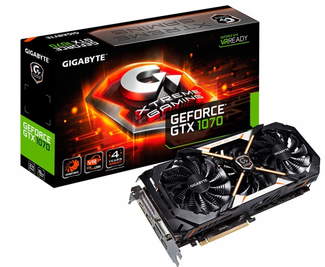 GIGABYTE GeForce GTX 1070 Xtreme Gaming