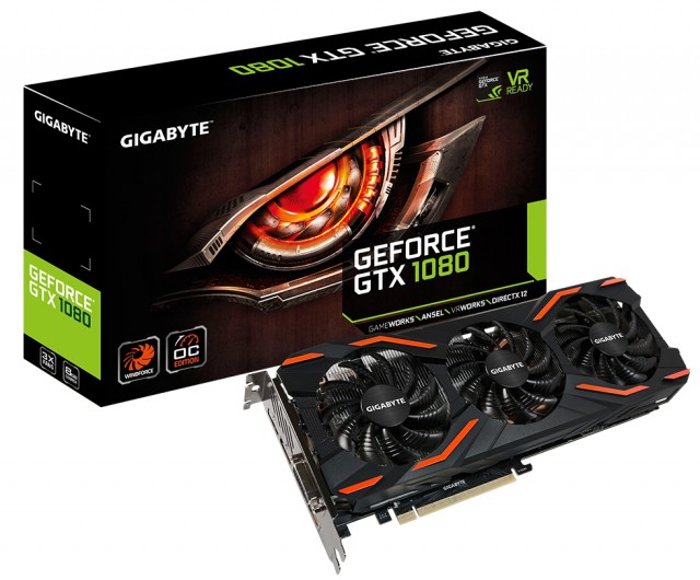 GIGABYTE GeForce GTX 1080 WINDFORCE OC 8G