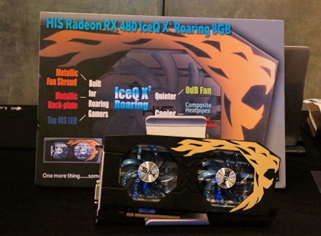 HIS Radeon RX 480 IceQX2 Roaring 8GB