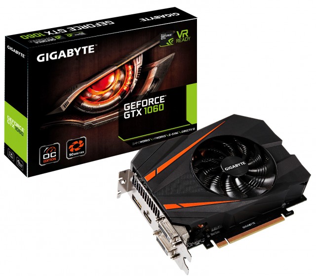 GIGABYTE GeForce GTX 1060 Mini ITX OC Edition