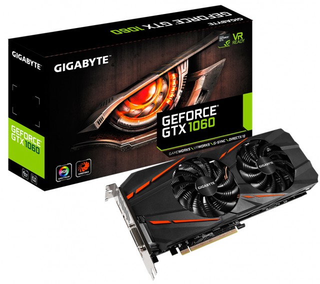 GIGABYTE GeForce GTX 1060 D5 6G