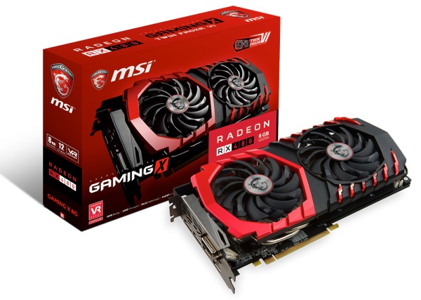 MSI Radeon RX 480 GAMING