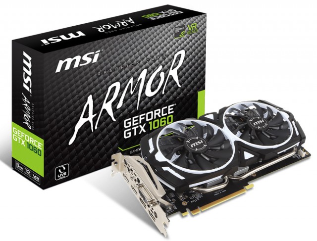 MSI GeForce GTX 1060 ARMOR