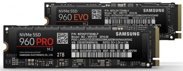 Samsung 960 PRO 960 EVO