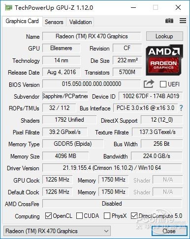 AMD Radeon RX 470D