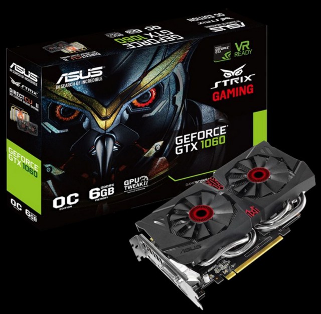 ASUS STRIX-GTX1060-DC2O6G