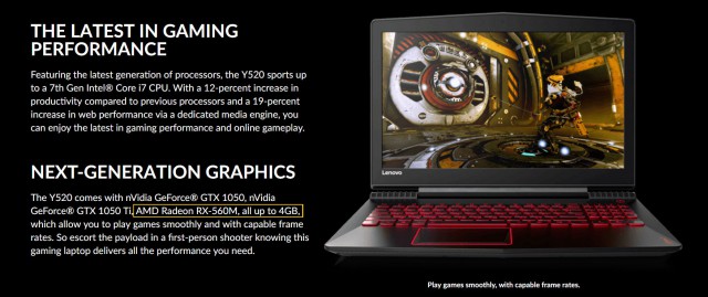 AMD Radeon RX 560M