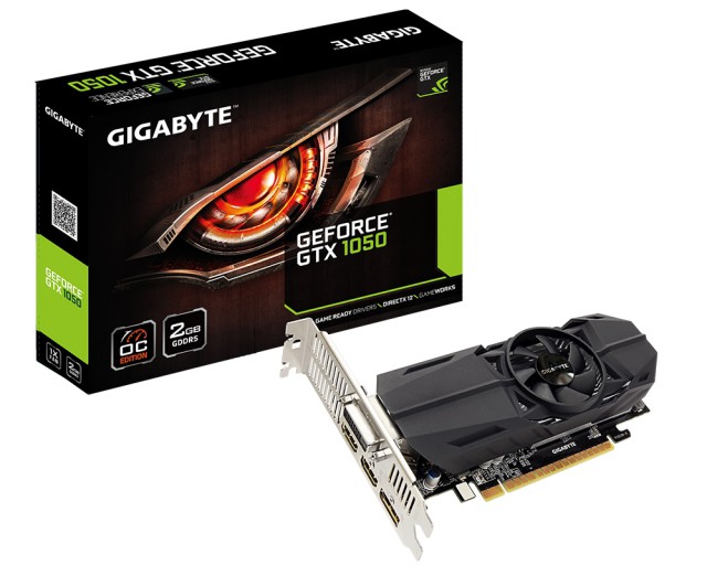 GIGABYTE GeForce GTX 1050 OC Low Profile 2G