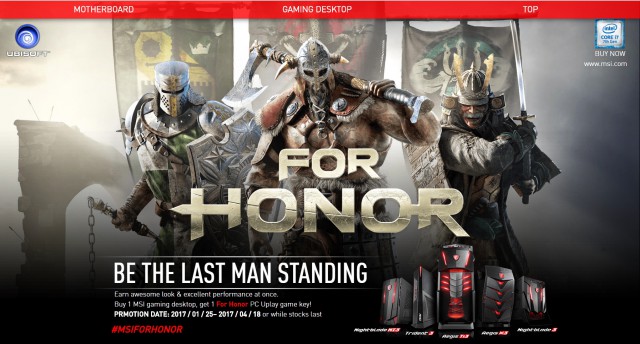 MSI For Honor