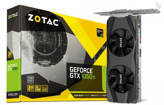 ZOTAC GeForce GTX 1050 Ti Low Profile