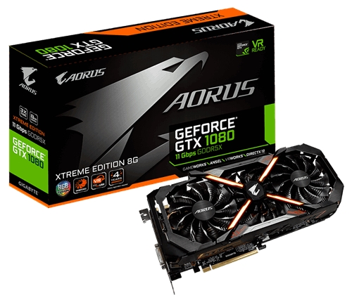 AORUS GeForce GTX 1080 xtreme edition 8G 11Gbps