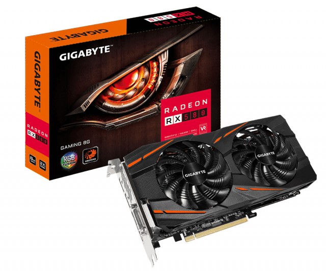 GIGABYTE Radeon RX 580 Gaming 8G