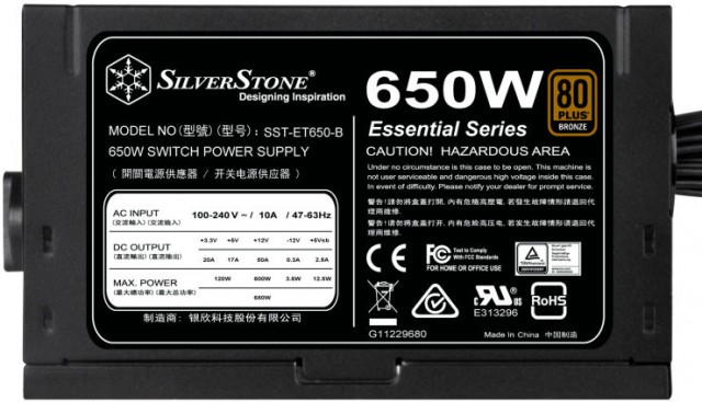 SilverStone ET-550B SilverStone ET-650B
