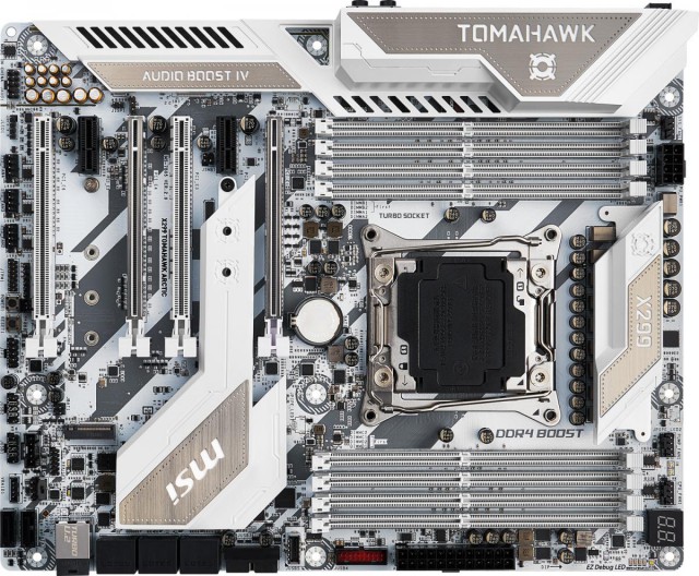 MSI X299 Tomahawk Arctic