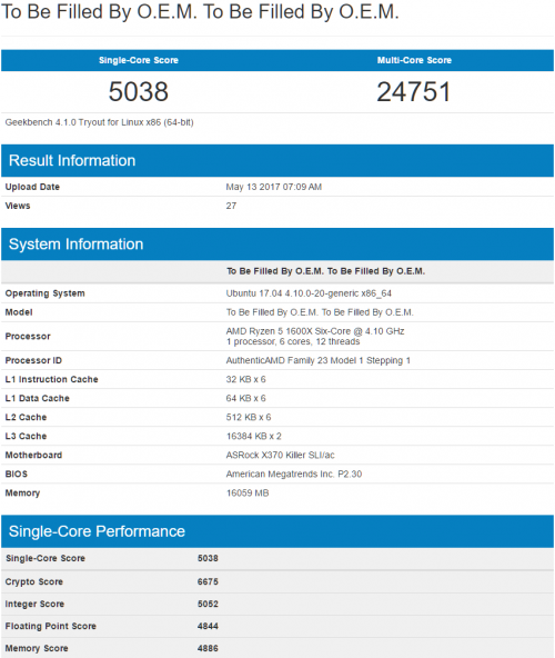 AMD Ryzen 5 1600X