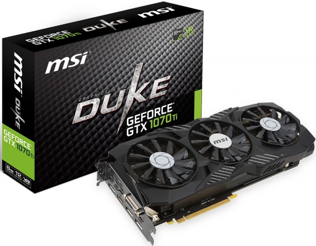 MSI GeForce GTX 1070 Ti DUKE 8G