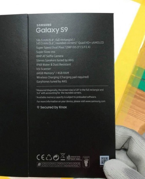 Samsung Galaxy S9 Galaxy S9+