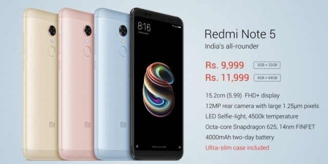 Xiaomi Redmi Note 5