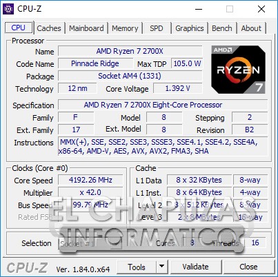 AMD Ryzen 7 2700X