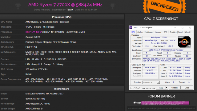 AMD Ryzen 7 2700X