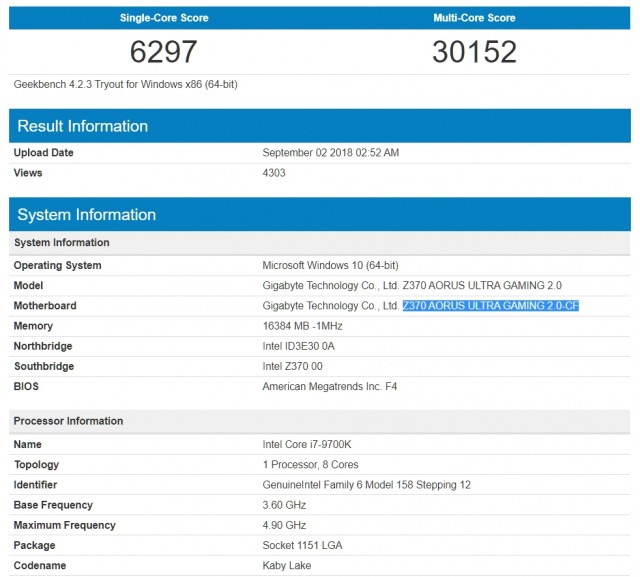 Intel Core i9-9900K Core i7-9700K Core i5-9600K