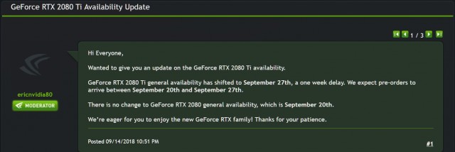 NVIDIA GeForce RTX 2080 Ti