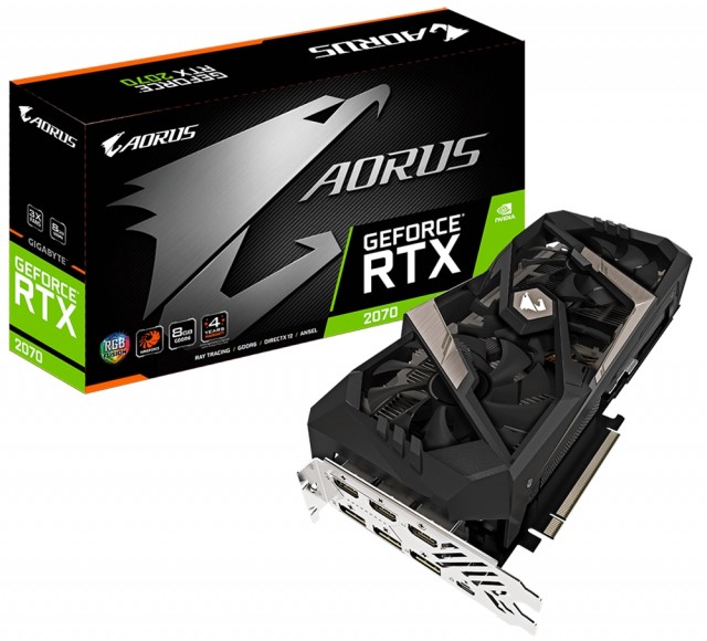 GIGABYTE AORUS GeForce RTX 2070