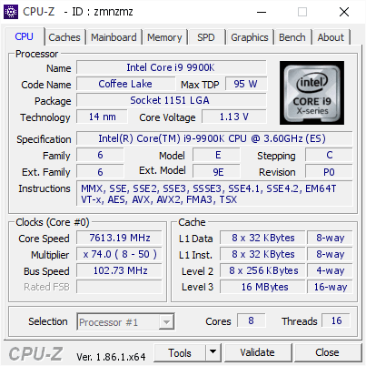 Intel Core i9-9900K