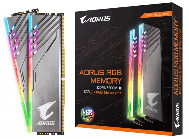 GIGABYTE AORUS RGB Memory 3200MHz