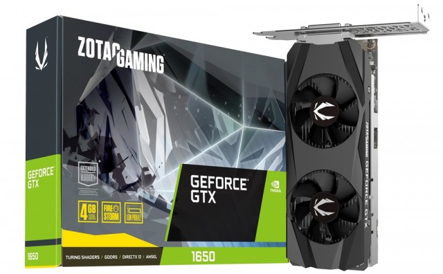 ZOTAC GAMING GeForce GTX 1650 Low Profile