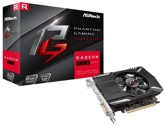 ASRock Phantom Gaming Radeon 550 2G