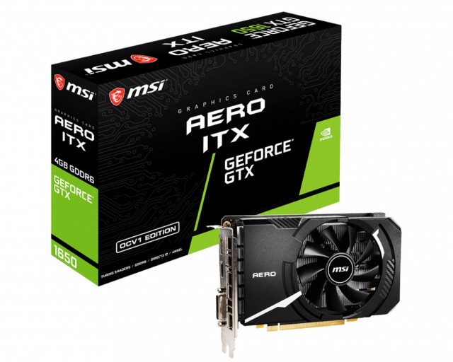 MSI GeForce GTX 1650 D6 AERO ITX OCV1