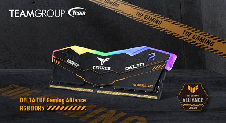 TEAMGROUP T-FORCE DELTA TUF Gaming Alliance RGB DDR5