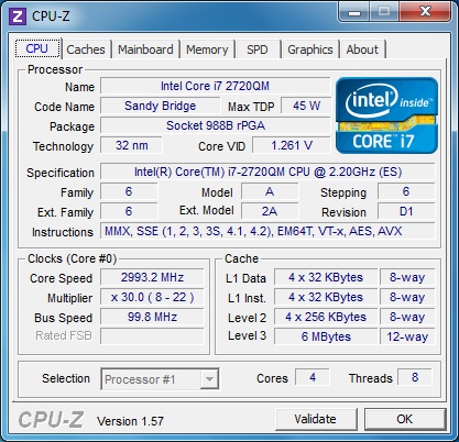 Intel Core i7-2720QM