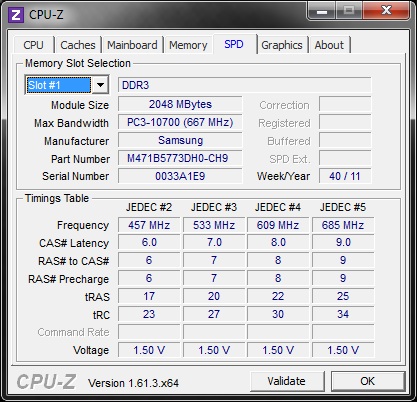 Dell Vostro 3560 cpu-z memory