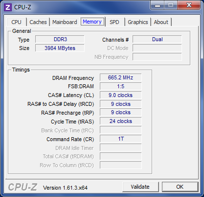 Dell XPS 13 cpu-z