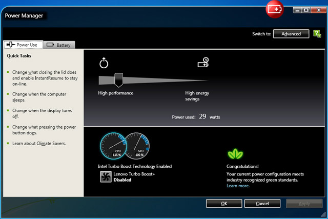 Lenovo Power Manager