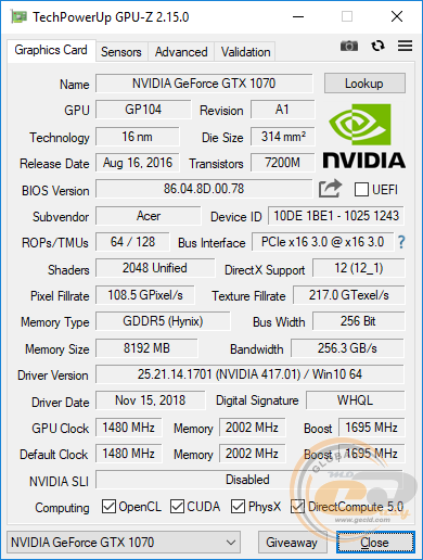 Acer Predator Helios 500 PH517-51