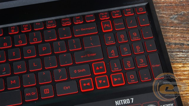 Клавиатура acer nitro 5 an515 52 черная топ панель